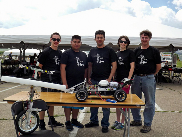 Team of aspiring engineers shines at robotic vehicle competition