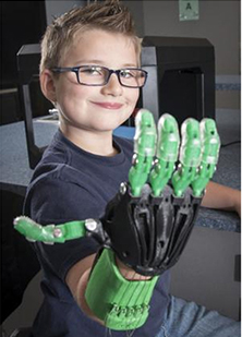 EMCC STUDENT, FACULTY COLLABORATE TO BUILD PROSTHETIC HAND FOR CHILD
