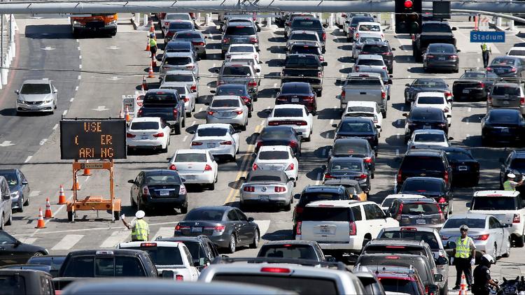 HOW DO YOU EASE TRAFFIC IN LOS ANGELES? MAKE IT HARD TO PARK