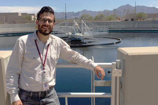 Clinton Laulo gets feet wet in hydrology with AHS Bouwer Intern Scholarship