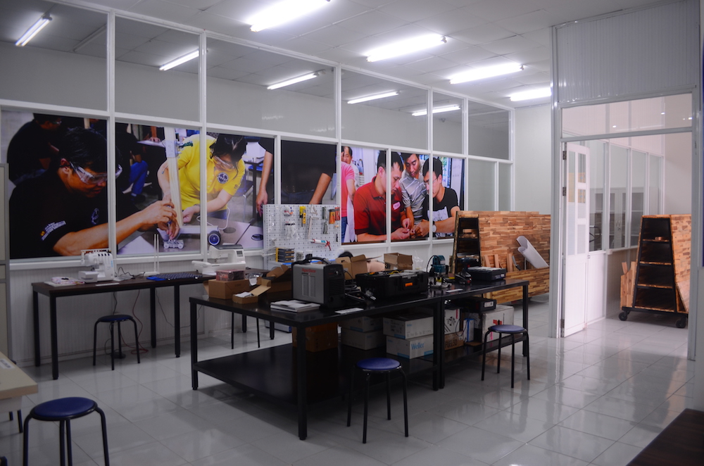 Photo of the inside of the Maker Innovation Space in Ho Chi Minh City’s Saigon Hi-Tech Park