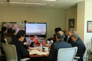 Delegates from the Ho Chi Minh City People’s Committee met with representatives from ASU's Decision Theater Network during a meeting on Dec. 16 at the McCain Center in Washington, D.C.