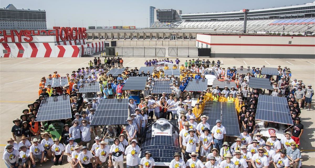 High school students embark on cross-country trek in solar-powered cars