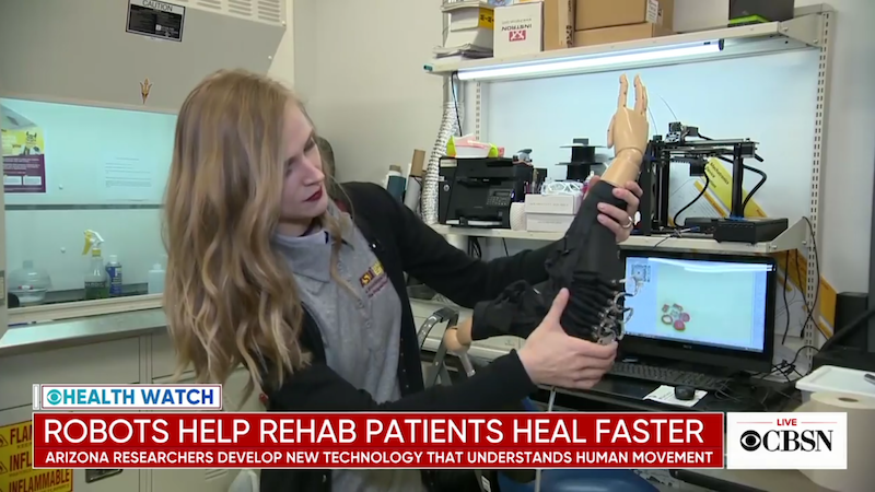 Robots on cutting edge of patient rehab