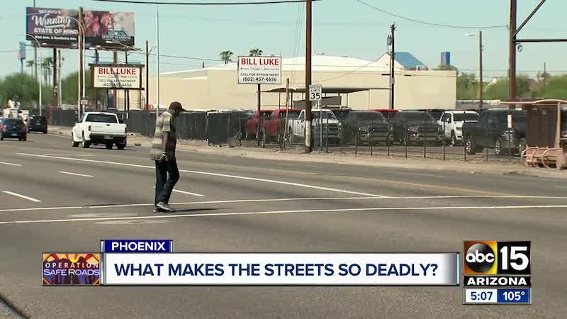 ASU researcher studying how to prevent pedestrian deaths around Phoenix