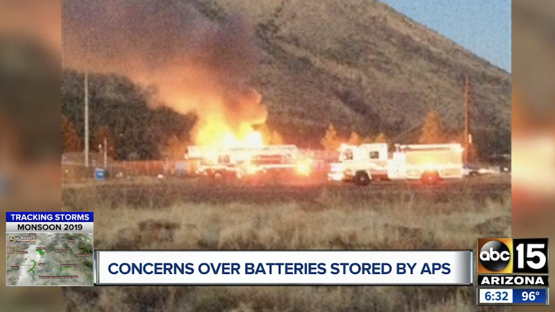 Arizona Corporation Commission member questions risks of APS lithium battery sites