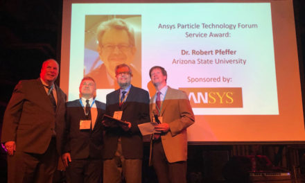 Robert Pfeffer’s influential career in particle technology recognized with service award