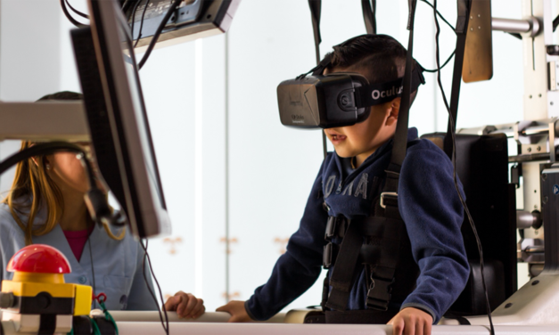 Young patients use virtual reality to focus on healing