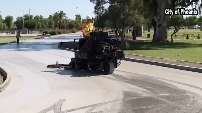 Phoenix using ‘cool pavement’ to try lowering temperatures