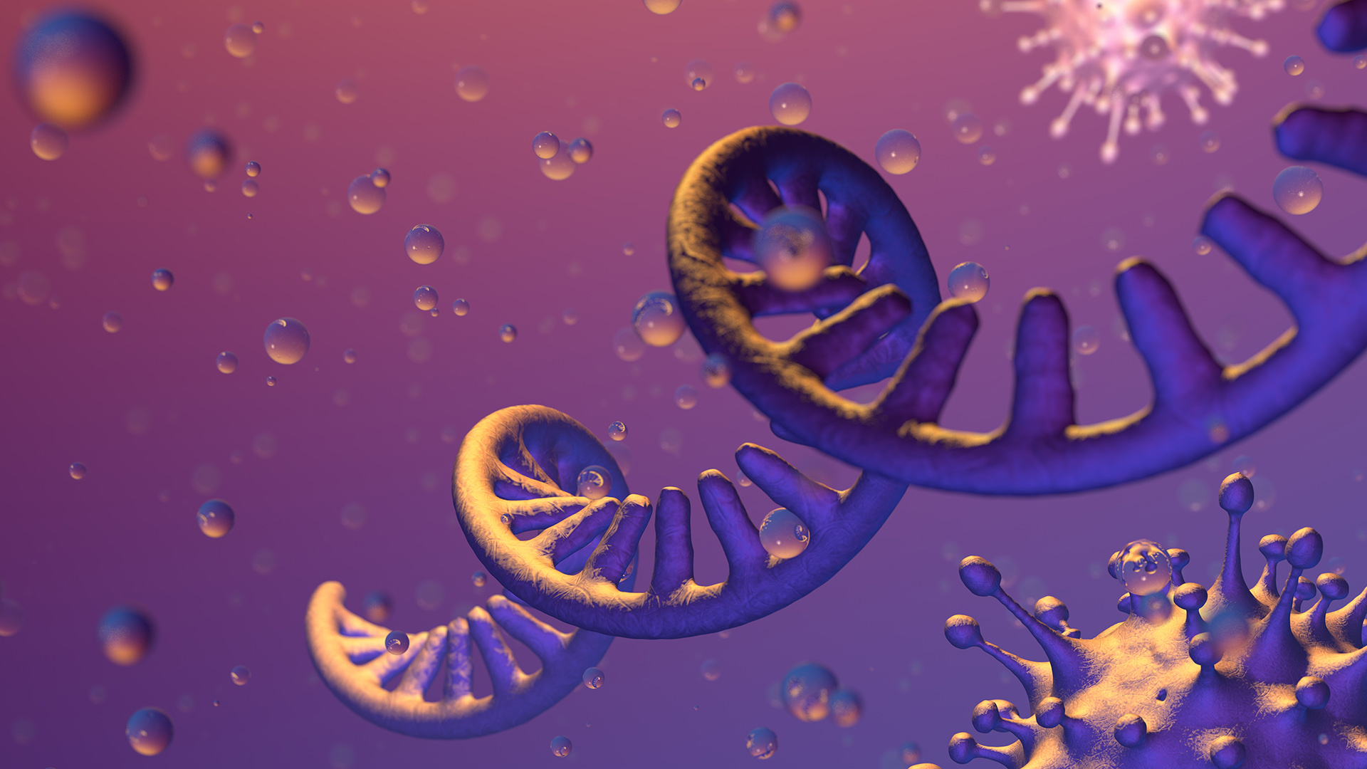 illustration of RNA strand