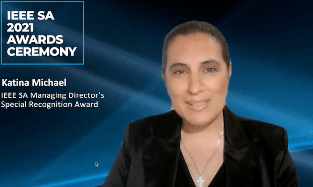IEEE SA Managing Director’s Special Recognition Award Given to Katina Michael