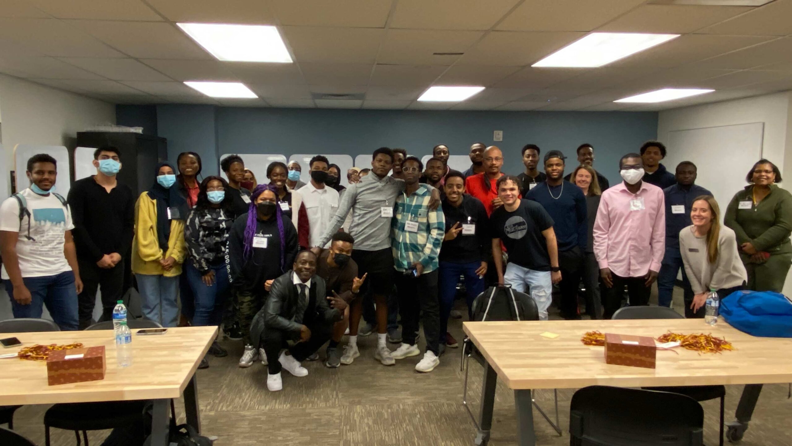 Group of students from ASU's National Society of Black Engineers chapter