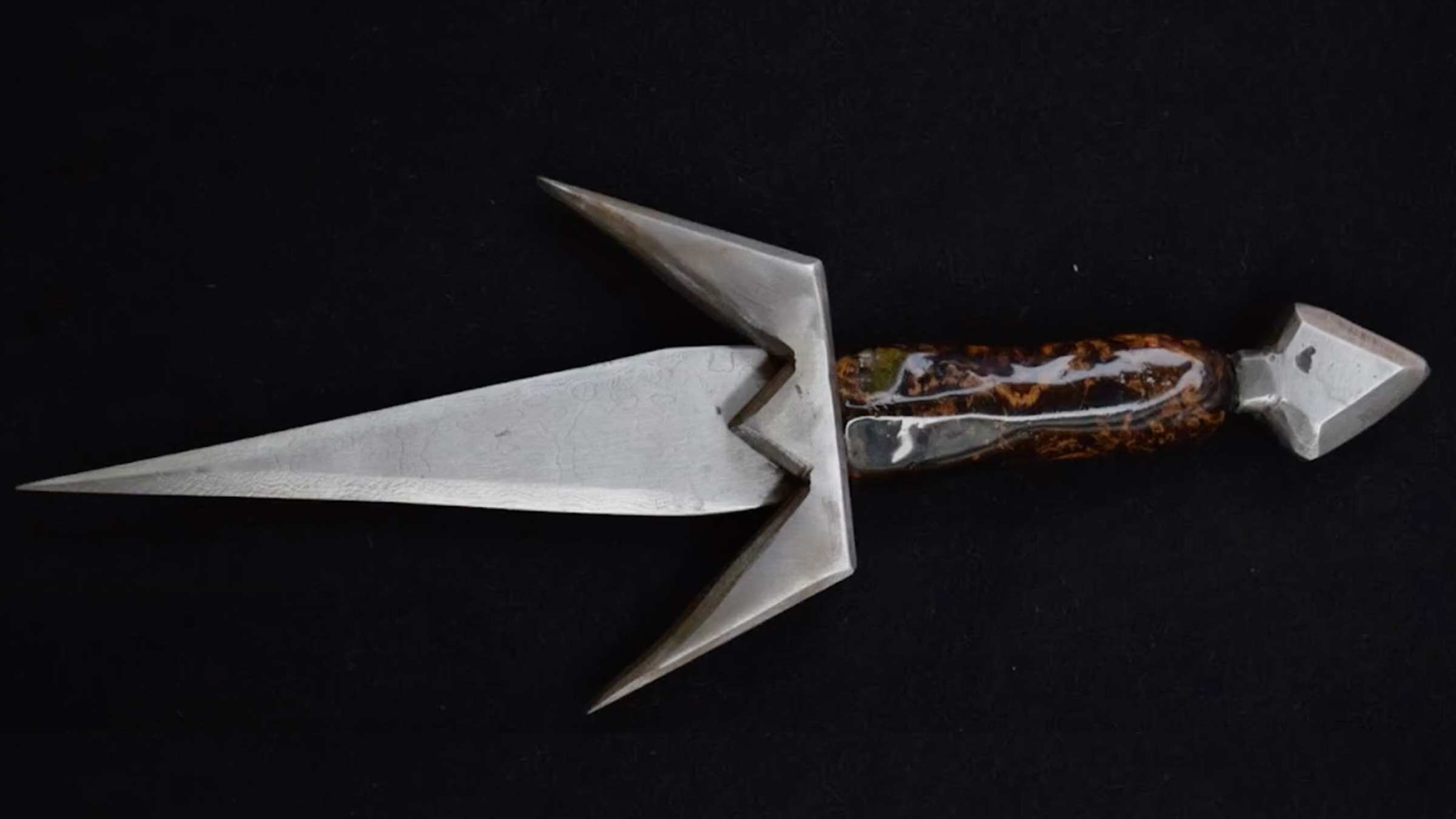 blade created by Fulton Schools students for the Minerals, Metals and Materials Society’s Bladesmithing competition