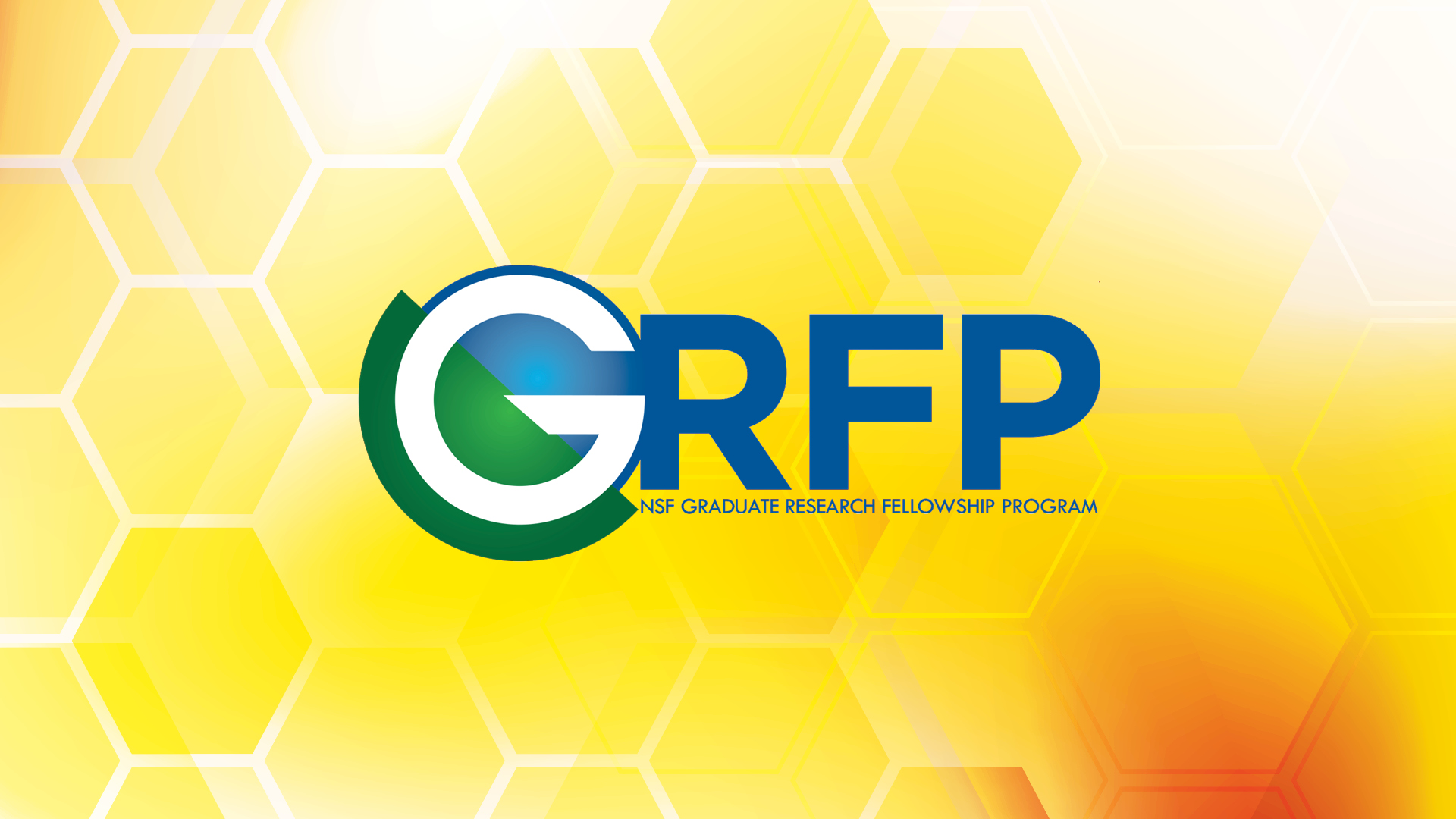 Graphic featuring the logo of the National Science Foundation Graduate Research Fellowship Program.