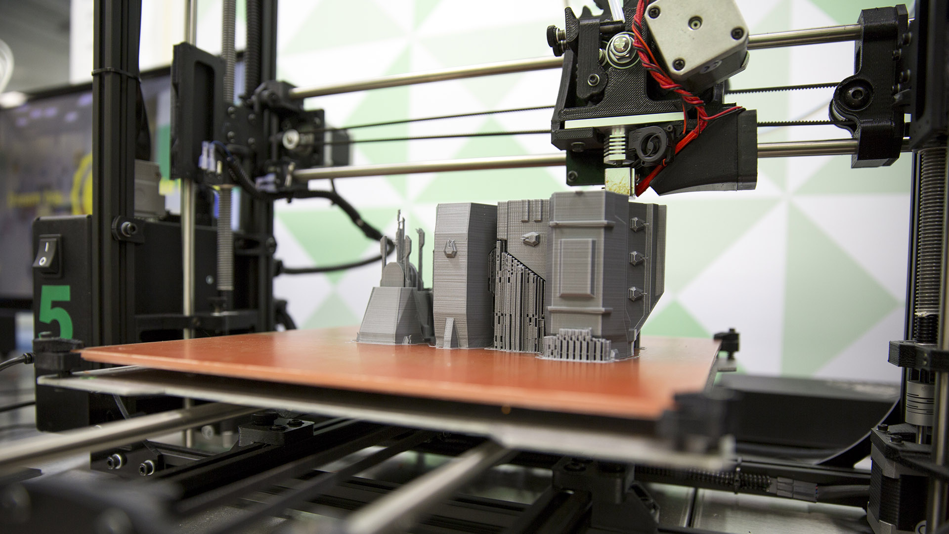 3D printer creating an object