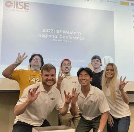 Six members of the IISE ASU student chapter