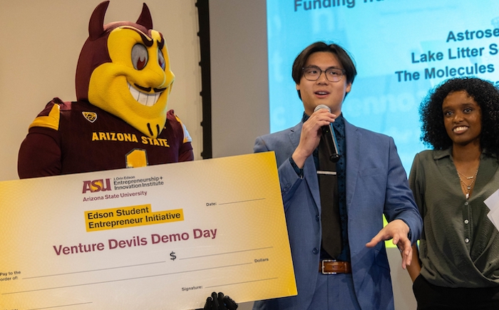 Entrepreneurial ventures win more than $100K in funding at ASU Demo Day