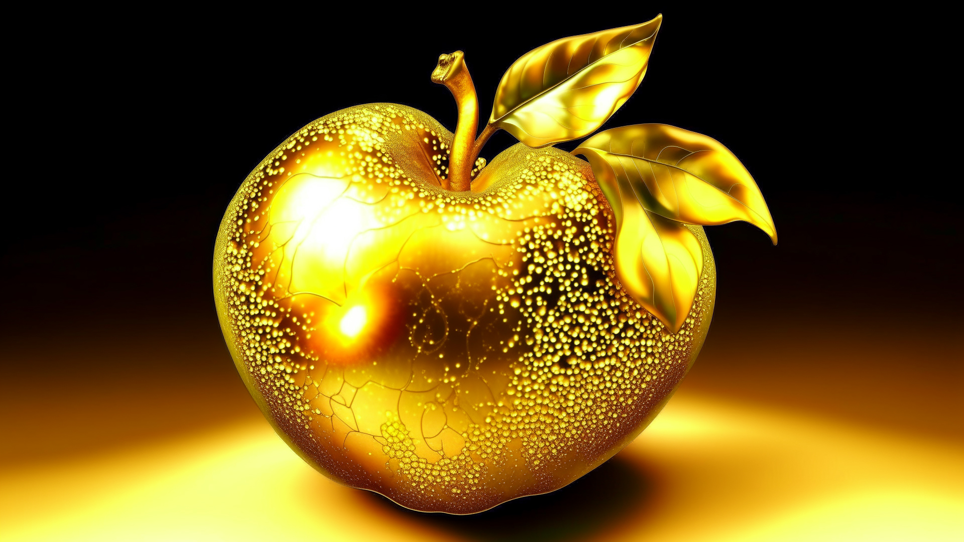 A magical golden apple.