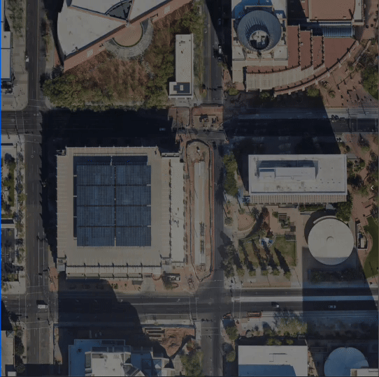 animated gif of an aerial view