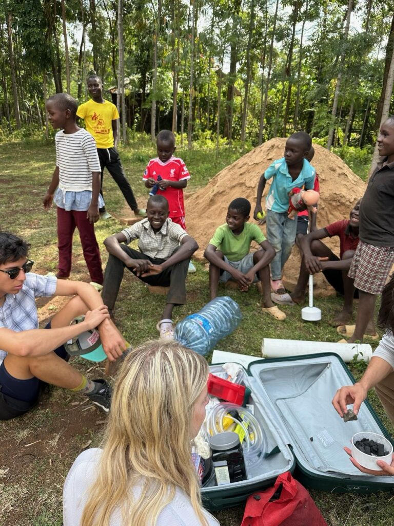 Engineering Without Borders students helping people in Kenya